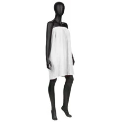 Cotton Wrap Towel Robe For Beauty Treatments White(Cotton Wrap Towel Robe For Beauty Treatments White)