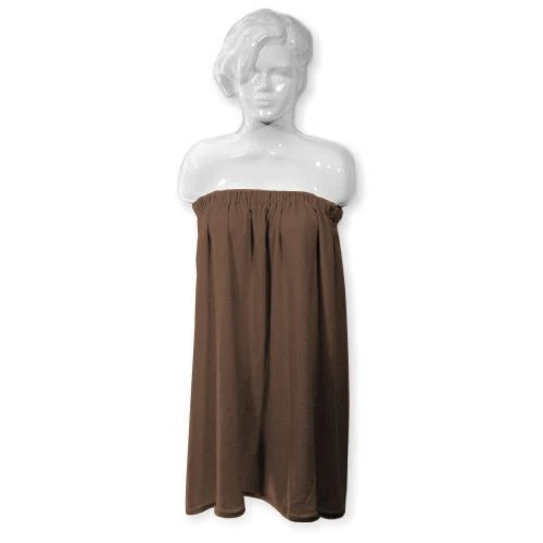 Cotton Wrap Towel Robe For Beauty Treatments Brown(Cotton Wrap Towel Robe For Beauty Treatments Brown) 5 Cotton Wrap Towel Robe For Beauty Treatments Brown(Cotton Wrap Towel Robe For Beauty Treatments Brown) - Image 3