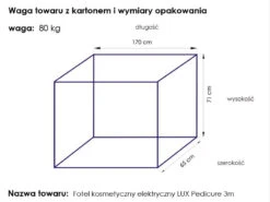 ActiveShop Electric Cosmetic Chair Lux Pedi 3M(Electric Cosmetic Chair Lux Pedi 3m) -Roxie Cosmetics Shop 100710 4 3