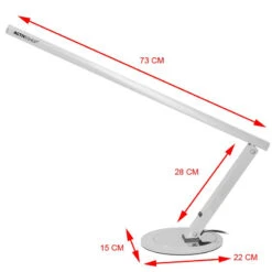 ACTIVESHOP 20w Slim Aluminum Desk Lamp(20w Slim Aluminum Desk Lamp) -Roxie Cosmetics Shop 100740 1 3
