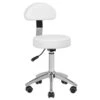 ActiveShop Cosmetic Chair AM-304 White & Silver(Activeshop Cosmetic Chair Am 304 White Silver) 1 ActiveShop Cosmetic Chair AM-304 White & Silver(Activeshop Cosmetic Chair Am 304 White Silver) -Roxie Cosmetics Shop 100764