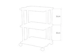 Giovanni Cosmetic Trolley Type 1041(Giovanni Cosmetic Trolley Type 1041) -Roxie Cosmetics Shop 101637 1 3