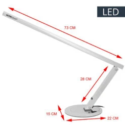 ACTIVESHOP Slim LED Aluminum Desk Lamp(Slim Led Aluminum Desk Lamp) -Roxie Cosmetics Shop 102182 1 3