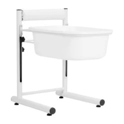 ActiveShop Height-Adjustable Pedicure Tray White(Height Adjustable Pedicure Tray White)