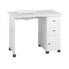 ActiveShop Wood Beauty Desk With 011B Built-In Dust Absorber(Activeshop Wood Beauty Desk With 011b Built In Dust Absorber) -Roxie Cosmetics Shop 104553