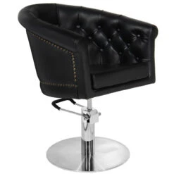 Gabbiano Black Hairdressing Chair(Gabbiano Black Hairdressing Chair 1)