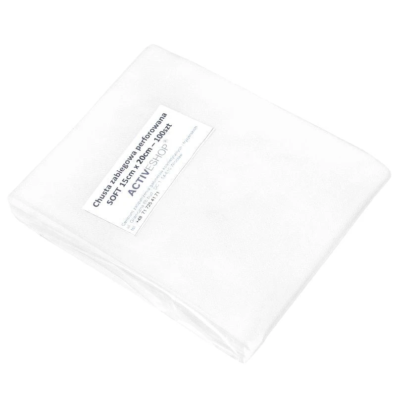 ACTIVESHOP Disposable Surgical Scarves, Perforated, 100 Pieces 15x20 Cm White(Disposable Surgical Scarves Perforated 100 Pieces 15x20 Cm White) 3 ACTIVESHOP Disposable Surgical Scarves, Perforated, 100 Pieces 15x20 Cm White(Disposable Surgical Scarves Perforated 100 Pieces 15x20 Cm White)