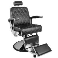 Gabbiano Black Imperial Barber Chair(Gabbiano Black Imperial Barber Chair)