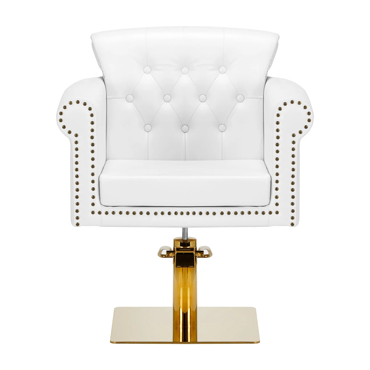 Gabbiano Hairdressing Chair Berlin White & Gold(Gabbiano Hairdressing Chair Berlin White And Gold) 4 Gabbiano Hairdressing Chair Berlin White & Gold(Gabbiano Hairdressing Chair Berlin White And Gold) - Image 2