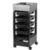 Gabbiano Hairdresser Trolley 048A Black(Gabbiano Hairdresser Trolley 048a Black)