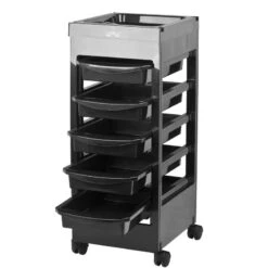 Gabbiano Hairdresser Trolley 048A Black(Gabbiano Hairdresser Trolley 048a Black) -Roxie Cosmetics Shop 114208 1 3