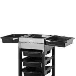 Gabbiano Hairdresser Trolley 048A Black(Gabbiano Hairdresser Trolley 048a Black) -Roxie Cosmetics Shop 114208 3 3