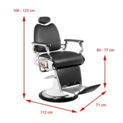 Gabbiano Black Moto Style Barber Chair(Gabbiano Black Moto Style Barber Chair) 13 Gabbiano Black Moto Style Barber Chair(Gabbiano Black Moto Style Barber Chair) -Roxie Cosmetics Shop 114271 5 3