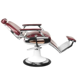 Gabbiano Barber Chair Moto Style Burgundy(Gabbiano Barber Chair Moto Style Burgundy) -Roxie Cosmetics Shop 114959 2 3