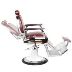 Gabbiano Barber Chair Moto Style Burgundy(Gabbiano Barber Chair Moto Style Burgundy) -Roxie Cosmetics Shop 114959 3 3