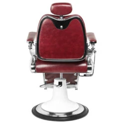 Gabbiano Barber Chair Moto Style Burgundy(Gabbiano Barber Chair Moto Style Burgundy) -Roxie Cosmetics Shop 114959 4 3