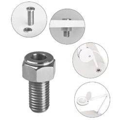 ACTIVESHOP Inox Tube Magnifier Lamp Holder(Inox Tube Magnifier Lamp Holder)