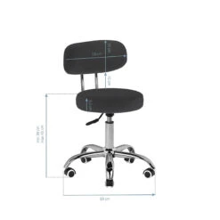 ACTIVESHOP Cosmetic Stool For Pedicure A-007 Black(Cosmetic Stool For Pedicure A 007 Black) -Roxie Cosmetics Shop 119728 4 1