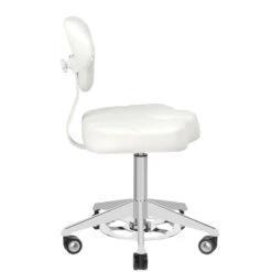 Azzurro 156f Bump-up White Cosmetic Stool(Azzurro 156f Bump Up White Cosmetic Stool) -Roxie Cosmetics Shop 122307 1 3