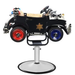 Gabbiano Barber Chair For Children - Toy Car Police B082(Gabbiano Barber Chair For Children Toy Car Police B082) -Roxie Cosmetics Shop 123468 2 3