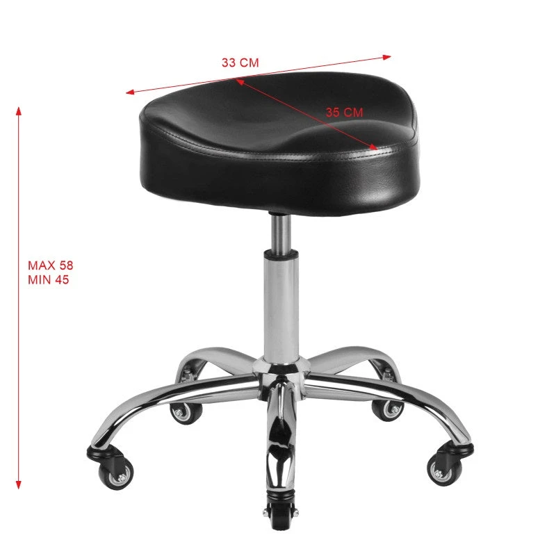 Gabbiano Beauty Salon Stool A450 Black(Gabbiano Beauty Salon Stool A450 Black) 4 Gabbiano Beauty Salon Stool A450 Black(Gabbiano Beauty Salon Stool A450 Black) - Image 2