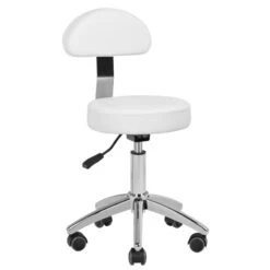 ACTIVESHOP 304p White Cosmetic Pedicure Stool(304p White Cosmetic Pedicure Stool)