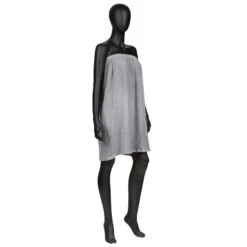 Cotton Wrap Towel Robe For Beauty Treatments Grey(Cotton Wrap Towel Robe For Beauty Treatments Grey)