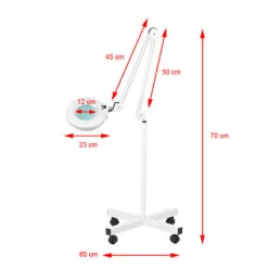 ACTIVESHOP S4 LED Magnifier Lamp + LED Tripod Reg. light Intensity(S4 Led Magnifier Lamp Led Tripod Reg Light Intensity) -Roxie Cosmetics Shop 124695 4 3