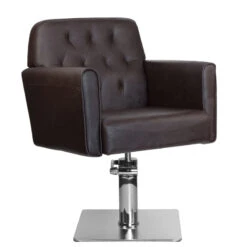 Gabbiano Hamburg Brown Hairdressing Chair(Gabbiano Hamburg Brown Hairdressing Chair)