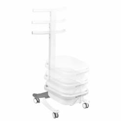 ACTIVESHOP Comfort Pedicure Tray On Wheels With Lift Function(Comfort Pedicure Tray On Wheels With Lift Function) -Roxie Cosmetics Shop 125922 12 2