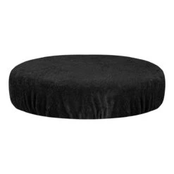 Beauty Stool Elastic Cover 30-35cm Terry Fabric Black(Beauty Stool Elastic Cover 30 35cm Terry Fabric Black)