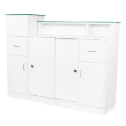 Gabbiano Reception Desk Q-0333(Gabbiano Reception Desk Q 0333) 15 Gabbiano Reception Desk Q-0333(Gabbiano Reception Desk Q 0333) -Roxie Cosmetics Shop 126136 6 2