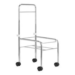 ACTIVESHOP Pedicure Tray On Wheels, Chrome(Pedicure Tray On Wheels Chrome) -Roxie Cosmetics Shop 126249 02 0106