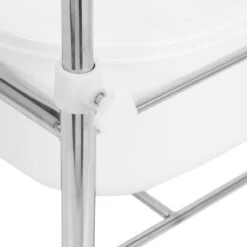 ACTIVESHOP Pedicure Tray On Wheels, Chrome(Pedicure Tray On Wheels Chrome) -Roxie Cosmetics Shop 126249 05 0106