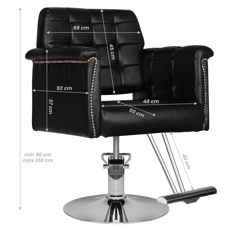 Hair System Hairdressing Chair Hs48 Black(Hair System Hairdressing Chair Hs48 Black) 4 Hair System Hairdressing Chair Hs48 Black(Hair System Hairdressing Chair Hs48 Black) - Image 2
