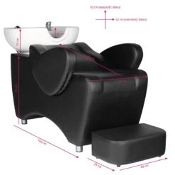 Hair System HSB46 Hairdressing Wash Unit Black(Hair System Hsb46 Hairdressing Wash Unit Black) -Roxie Cosmetics Shop 126391 6