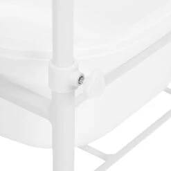 ACTIVESHOP White Pedicure Tray On Wheels(White Pedicure Tray On Wheels) 12 ACTIVESHOP White Pedicure Tray On Wheels(White Pedicure Tray On Wheels) -Roxie Cosmetics Shop 126397 05 0106