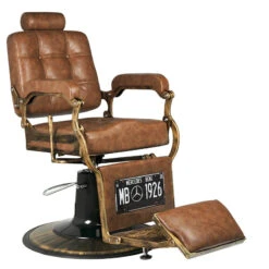 Gabbiano Barber Chair Boss Old Leather Light Brown(Gabbiano Barber Chair Boss Old Leather Light Brown) -Roxie Cosmetics Shop 126469 2 1