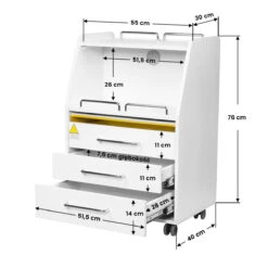 ActiveShop Podiatrist Trolley 601 White(Podiatrist 601 White) -Roxie Cosmetics Shop 126502 10 2807