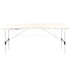 ActivFizjo Aluminum Folding Massage Table Comfort 2 Segments Cream & Silver(Activfizjo Aluminum Folding Massage Table Comfort 2 Segments Cream Silver) -Roxie Cosmetics Shop 126960 4 1
