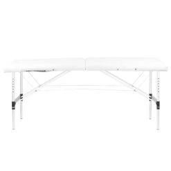 ActivFizjo Aluminum Folding Massage Table Comfort 2 Segments White & Silver(Activfizjo Aluminum Folding Massage Table Comfort 2 Segments White Silver) -Roxie Cosmetics Shop 126962 4 1