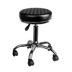 ACTIVESHOP Cosmetic / Barber Stool Am-302 Diamond Black(Cosmetic Barber Stool Am 302 Diamond Black)