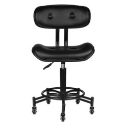 Gabbiano Black Florence Beauty Salon Stool(Gabbiano Black Florence Beauty Salon Stool) -Roxie Cosmetics Shop 129237 2 1