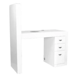 ActiveShop White Beauty Desk 310 With Built-In Absorber Right(Activeshop White Beauty Desk 310 With Built In Absorber Right)