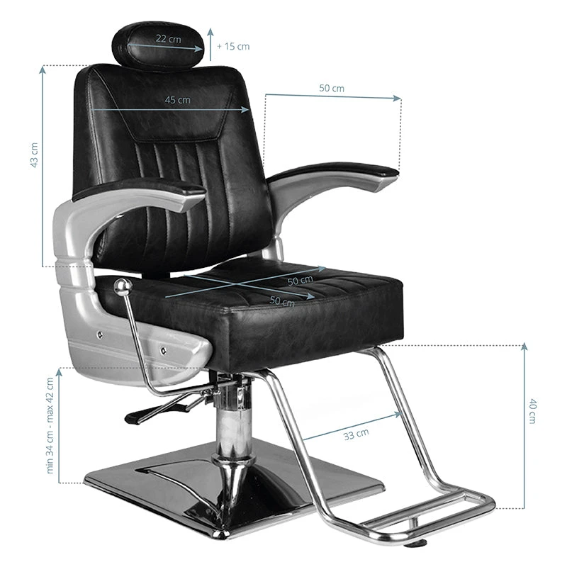 Hair System Barber Chair SM182 Black(Hair System Barber Chair Sm182 Black) 4 Hair System Barber Chair SM182 Black(Hair System Barber Chair Sm182 Black) - Image 2