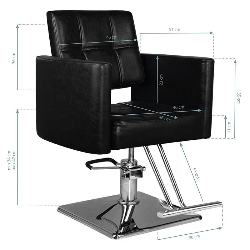 Hair System Black Hairdressing Chair Sm344(Hair System Black Hairdressing Chair Sm344) 4 Hair System Black Hairdressing Chair Sm344(Hair System Black Hairdressing Chair Sm344) - Image 2