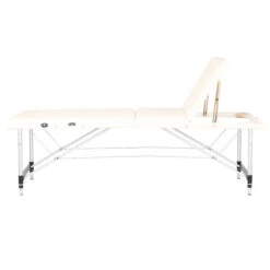 ActivFizjo Aluminum Folding Massage Table Comfort 3 Segments Cream & Silver(Activfizjo Aluminum Folding Massage Table Comfort 3 Segments Cream Silver) -Roxie Cosmetics Shop 130790 3
