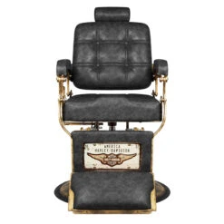 Gabbiano Barber Chair Boss HD Old Leather Black(Gabbiano Barber Chair Boss Hd Old Leather Black) -Roxie Cosmetics Shop 131780 3