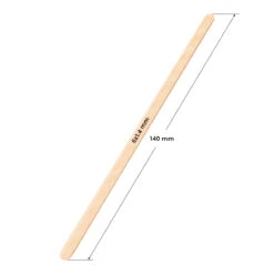 ACTIVESHOP Wooden Spatula, Small 140x6x1.4mm - 150 Pieces(Wooden Spatula Small 140x6x1 4mm 150 Pieces) -Roxie Cosmetics Shop 131854 02 1208