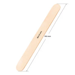 ACTIVESHOP Large Wooden Spatula 150x18x1.8mm - 150 Pieces(Large Wooden Spatula 150x18x1 8mm 150 Pieces) -Roxie Cosmetics Shop 131861 02 1208
